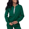 thumbnail image 4 of Sivvan Women's Scrubs Warm-Up Jacket / Front Snaps - Round Neck, 4 of 7