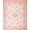 Blush Pink Cream, Pattern 16, variant on ODIKA 8'x10' Washable Area Rug Vintage Pink Border Alfombra Para Cuarto Boho Scattered for King Size Bedroom Under Bed, Master Suite, Non-Shedding, Easy Care