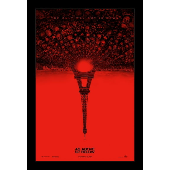 AS ABOVE SO BELOW - 11x17 Framed Movie Poster