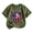 00-Army Green#424, variant on Kiijoy Toddler Boys Graphic Baseball T-Shirt Casual Short Sleeve T Shirt Tee, Sizes 2-3