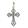 thumbnail image 4 of Sterling Silver Antiqued Cross Pendant QC8128, 4 of 4