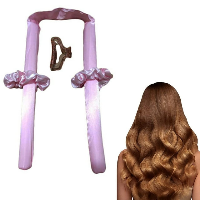 Rizador sin calor para cabello largo, sin calor, rizador de cinta suave, rizador de hierro, diadema, estilizador de ondas, herramienta de estilismo DIY Zhivalor 221319-2