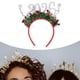 thumbnail image 5 of Diadema navideña para cosplay, tocado para aniversarios de Año Nuevo Plata, 5 of 8