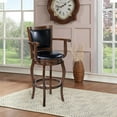 thumbnail image 2 of Boraam Jones Extra Tall Swivel Kitchen Bar Stool - Cappuccino, 2 of 8