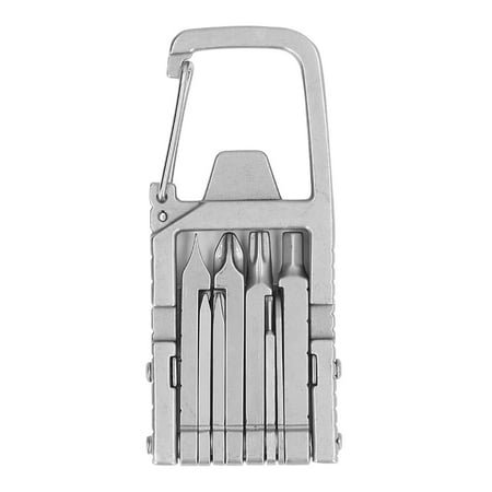 Folding Multi Tool Keychain Multitool Keychain Multitool 12 in 1 Folding Multi Tool Stainless Steel Outdoor Tool Hardware Screwdriver