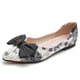 thumbnail image 2 of Zapatos Planos con Lazo para Mujer Likrtyny Punta Puntiaguda Suela Suave Étnico Negro 36, 2 of 9