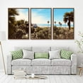 thumbnail image 2 of IDEA4WALL 3 Piece Canvas Wall Art Tropical Palm Trees Canvas Prints Framed Wall Art Decor, 2 of 4