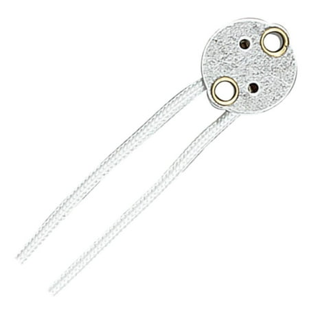 Halogen Pin Blade - General 35640 - Porcelain Bi-Pin Halogen Socket (G-8 BI PIN LINE VOLTAGE SKT D5901)