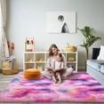 thumbnail image 6 of Socofuz 5x7ft Fluffy Rug for Living Room, Soft Indoor Non-Slip Carpet for Girl Princess Children's Room Decoration, 6 of 9