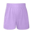 thumbnail image 5 of Women's Summer Shorts Drawstring Comfy Elastic High Waist Running Baggy Dressy Casual Womens Jorts with Pockets XS-3XL, 5 of 5