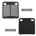 thumbnail image 3 of Hemoton 2 Pairs Motorcycle Rear Disc Brake Pad Motorcycle Brake Pads Rear Setdisk Brakes For Motorcycle Rear Brake Pads Rear Disc Brake Supply, 3 of 7
