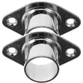 thumbnail image 1 of OULII 2Pcs Pole Brackets Zinc Alloy Supports Mounting For DIY Enthusiasts, 1 of 8
