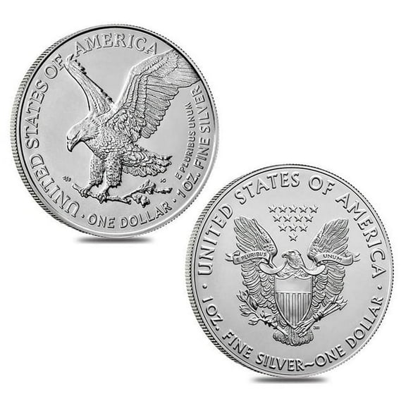1 oz Silver American Eagle $1 Coin BU Random Year .999