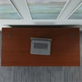 thumbnail image 4 of Scranton & Co Laminate Mahogany Office Desk Rectangular 60" x 30" Unassembled, 4 of 7