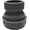 Gray, variant on 1 1/4 to 1 1/2 sink drain adapter, Extension Coupling with slip joint connection, 1-1/2" x 1-1/4" Trap Adapter, PP Reducing Pipe Adapter Fitting (Grey)