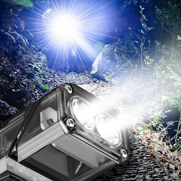 Xihbxyly Mini Linterna Multifunción, Portátil, Resistente Al Agua Ip65, Carga Rápida, Batería de 1800 Mah, Múltiples Modos de Luz, Ideal para Emergencias En Exteriores, Tamaño Compacto (8,1 X 4 X 2 C