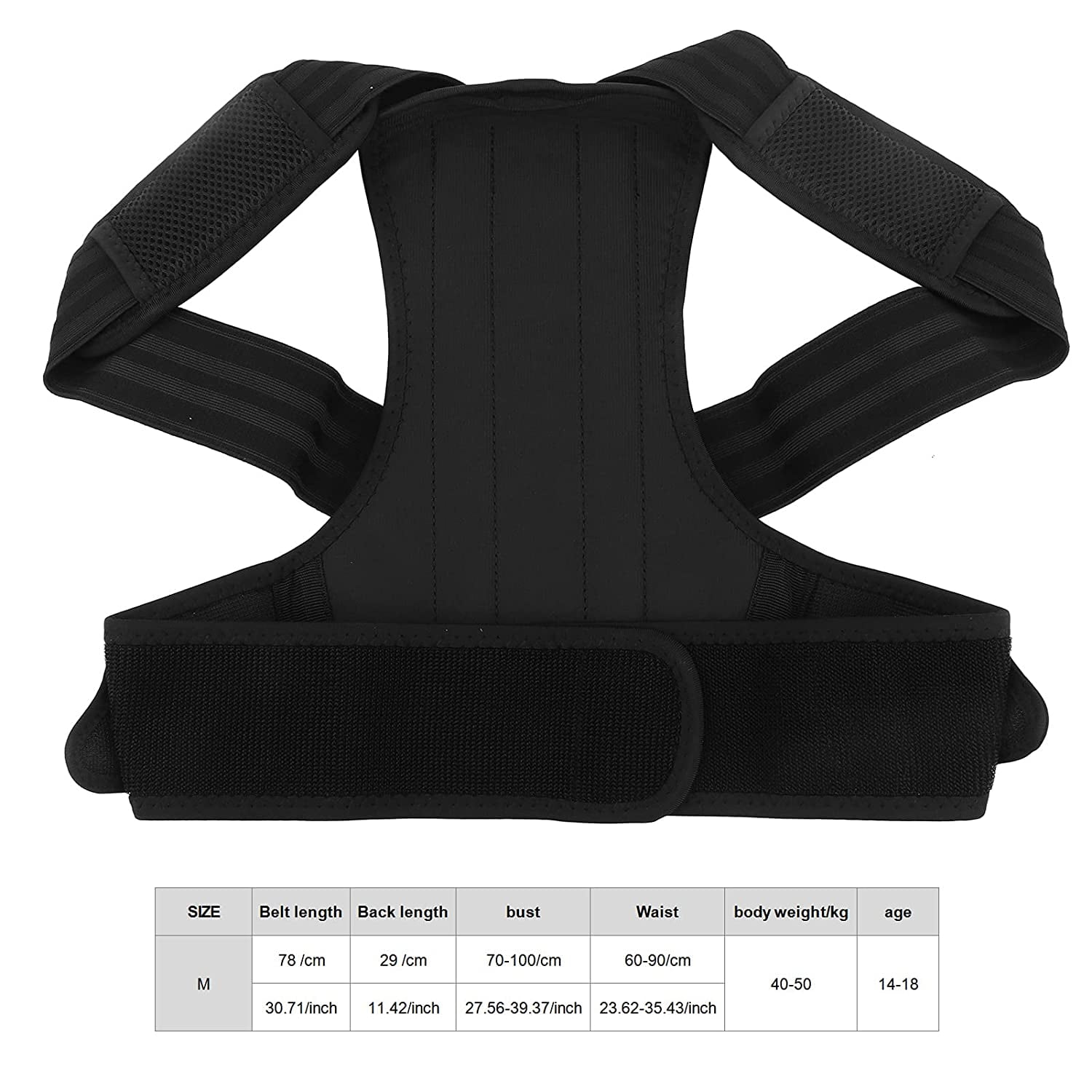 Veeki Posture Corrector for Kids Upper Back Posture Brace for Teenagers Back Straightener Support Under Clothes Spinal Support to Improve Slouch