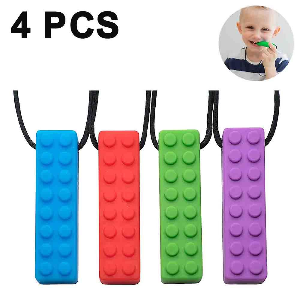 QUETO Lot De 4 Colliers M cher Sensoriels Pour Enfants Tout petits QUETO Lot De 4 Colliers M cher Sensoriels Pour Enfants Tout petits