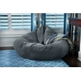 thumbnail image 2 of GOLD MEDAL® Bean Bag, Microsuede Corduroy, Extra Large 140" Cadet Blue, 2 of 4