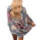 thumbnail image 5 of Traje de Baño Mujer Kimono Tipo Cárdigan de Gasa Con Estampado Floral Bohemio Para Mujer, Estilo Playero, Ligero, Para Verano, 5 of 8