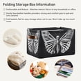 thumbnail image 5 of Ryvnso Butterfly and Skull Storage Basket Large Bin Foldable Boxes Toys Organizer 14.2x10.2x8.3in 2 PCs, 5 of 8