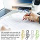 thumbnail image 3 of Uxcell 100Pcs Clip de Papel en Forma de Nota Musical, Bonitos Suministros de Oficina, Dorado, 3 of 5