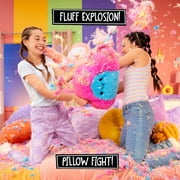 Fluffie Stuffiez Plush Pillow Fight Plush Bunny, Ultra Soft Fluff with Huggable Asmr Interactive Play and Easy Cleanup with Character Vacuum