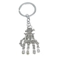 thumbnail image 2 of Almencla 4x1pcs Round Split Key Key Holder w. Hand Pendent 4 Pcs, 2 of 8