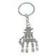 thumbnail image 1 of Plata cráneo manos palma llavero coche bolsa llavero joyería, 1 of 9