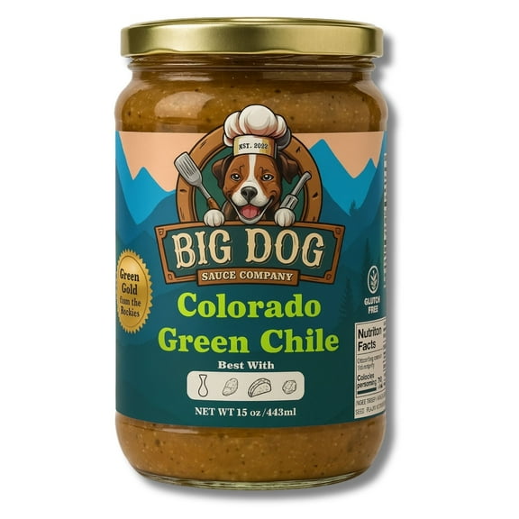 Colorado Green Chile Sauce Fire-Roasted All-Natural