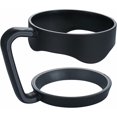 thumbnail image 1 of Cup holder handle for 30 oz Rambler Rtic cup and many others, black, 1 of 5