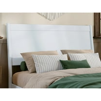 AFI, Casanova Full Solid Wood Panel Headboard, White