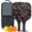 Pioneer Flower Floral, variant on Pickleball Paddles Set,Pioneer Flower Floral Print Pattern Fiberglass Surface Pickleball Racket Set with 2 Indoor Outdoor Pickleball Balls and Pickleball Bag,Pickle-ball Equipment
