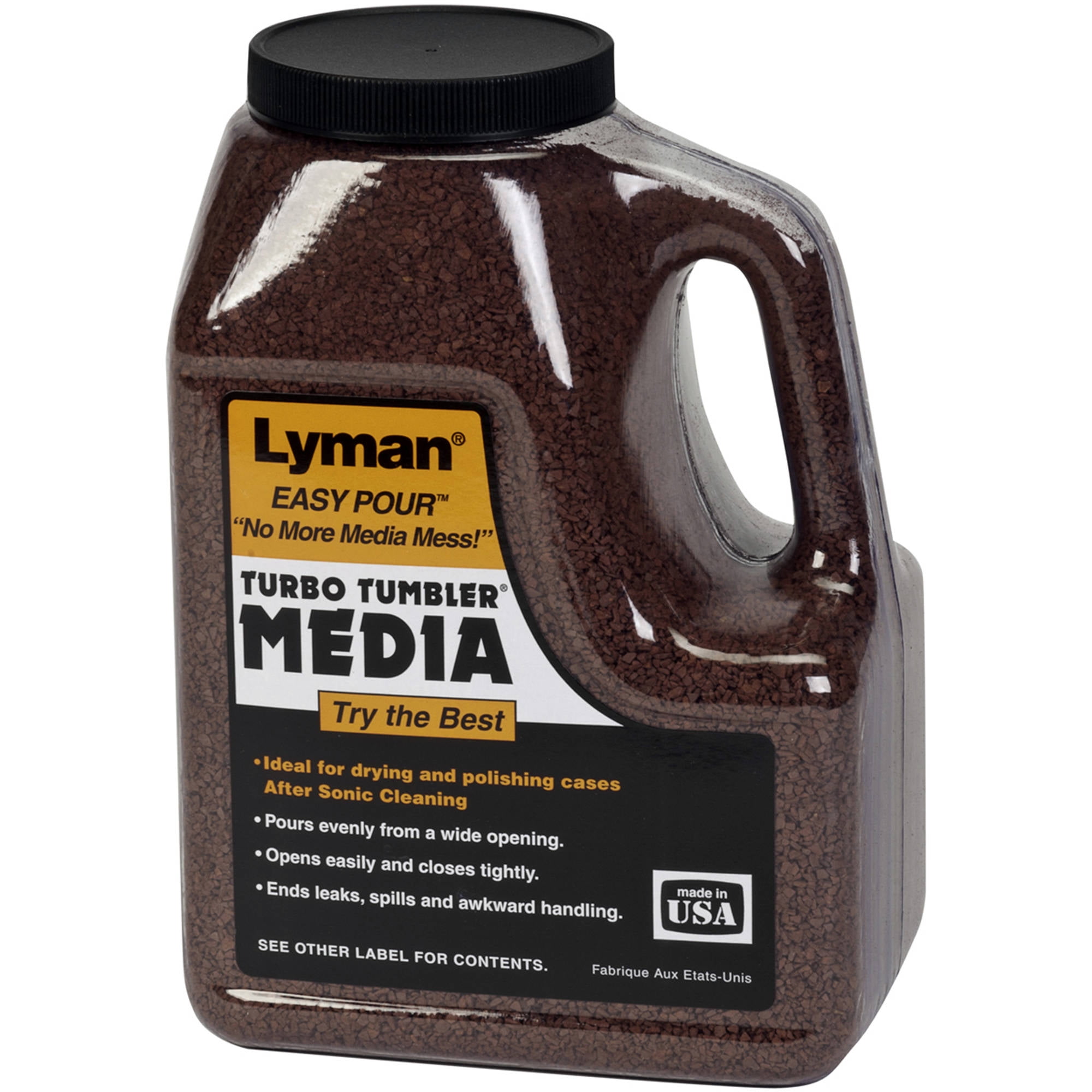 Lyman Turbo Brass Cleaning Media - Untreated Tufnut Walnut, For Tumbling & Polishing Cartridge Cases 1 thumbnail image