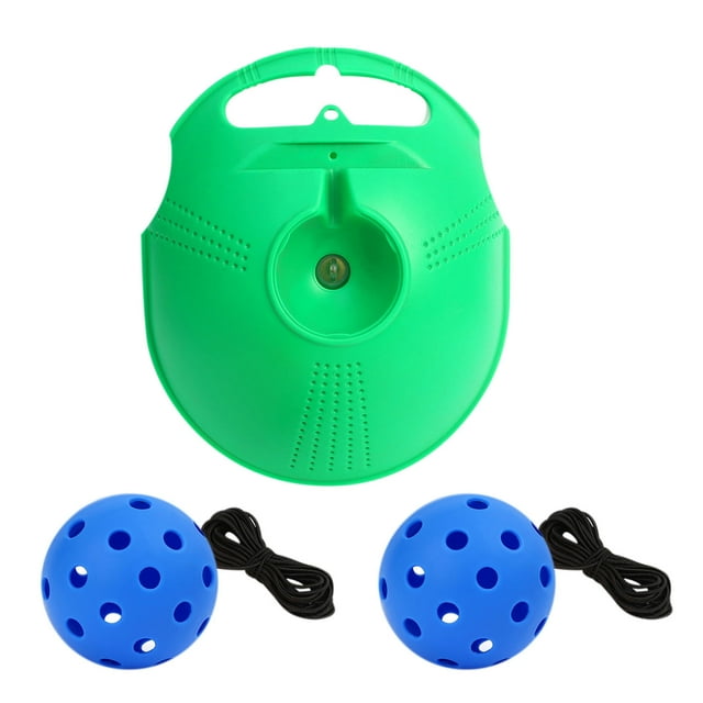 Kyusrd Summer Outdoor Patio Deals!Pickball Trainer Training Base High Elastic Plastic Hole Ball Beginner Practice