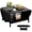 Black, variant on Modern Coffee Table 2-tier Extended Tables For Living Room Small With Storage White Center Large Or Spaces  Foldable Oak