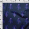 thumbnail image 3 of oneOone Rayon Dark Beige Fabric Block Print Sewing Craft Projects Fabric Prints By Yard 56 Inch Wide, 3 of 4