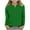 Green, variant on Efsteb Girls Long Sleeve Shirts Loose Fashion Button V Neck Dressy Casual Blouses Casual Comfy Cute Tops Solid Color Blouses (Green,13 Years)