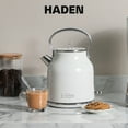 thumbnail image 6 of Open Box Haden Heritage 1.7 Liter Stainless Steel Retro Electric Tea Kettle, 6 of 9