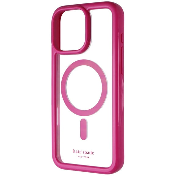Kate Spade Ultra Protective Case for MagSafe for iPhone 16 Pro Max - Pink/Clear