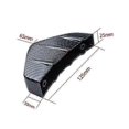 thumbnail image 3 of 4pcs Universal Carbon Fiber Car Modified Rear Bumper Diffuser Spoiler BlackRed ABS Rear Bumper Lip Diffuser Anti-collision, 3 of 5