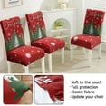 thumbnail image 5 of Christmas Chair Covers Set of 4,Xmas Tree Dining Chair Slipcovers,Elastic Removable Washable Dining Parsons Chair Protectors,Christmas Decor for Home Red, 5 of 6