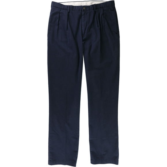 Ralph Lauren Mens Ethan Casual Chino Pants, Blue, 36 TallW x 36L
