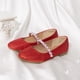 thumbnail image 5 of Zapatos de Vestir Mary Jane para Niñas DREAM PAIRS Talla 2 Rojo con Brillo, 5 of 6