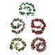 thumbnail image 3 of Guirnalda de vid de rosa artificial de 24 cabezas, decoración de folar para fiesta de boda, tela de seda, guirnalda de rosas falsas, rojo Methold HA6560-03B, 3 of 6