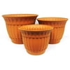 Mainstays Milano Planter - Set of 3, Clay