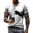 thumbnail image 3 of La Camiseta cheetah Hombres Foto Logo Ropa Impresión Diy Hecho A Medida No Se Desvanece Agrietado Jerseypangjing, 3 of 4