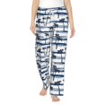 thumbnail image 2 of Lsque Retro Coconut Tree Print Women's Pajama Pants, Lounge Pant - Comfortable Home Wear,Elastic Waistband, Stylish Design-Medium, 2 of 9