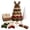 D, variant on DIY Quilted Christmas Tree Kit Complete Sewing Set with Pattern Instructions, Beginner Friendly Fabric Craft for Adults Teens,C