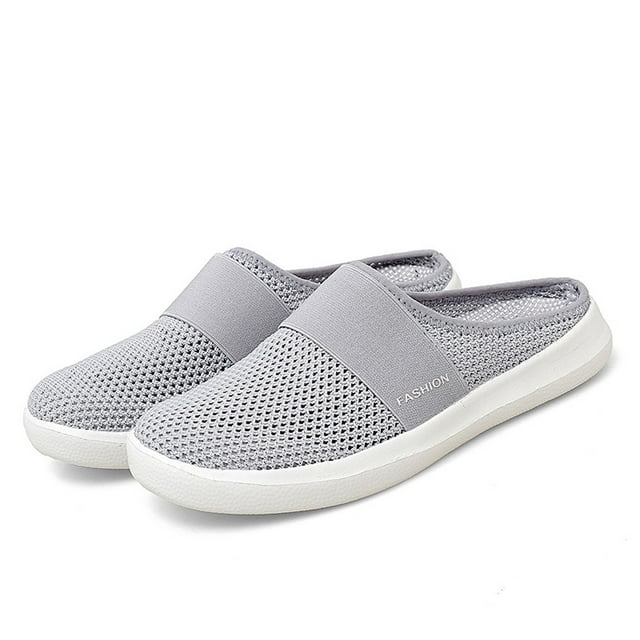 Zapatos de mujer de moda Zapatillas de deporte casuales de ocio al aire libre de malla transpirable sin cordones Wmkox8yii shalkjhdk762